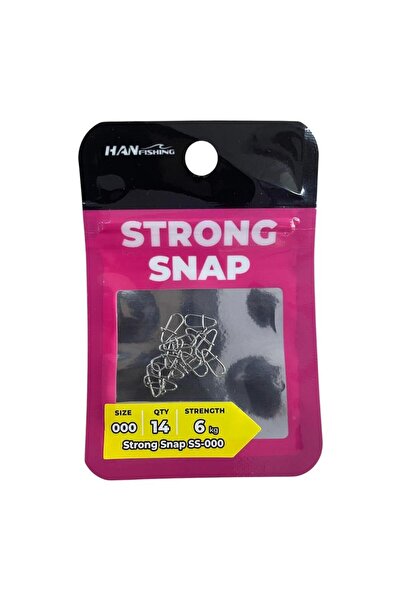 Hanfish Strong Snap No 000 LRF Klipsi 14 Adet