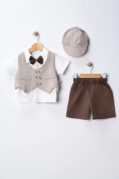 Generic Brand 6/18 Month Vested Mevlütlük - Wedding Baby Set