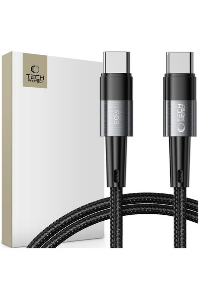 Tech-Protect Cablu de încărcare USB-C Tip-C 3A 100cm cu încărcare rapidă