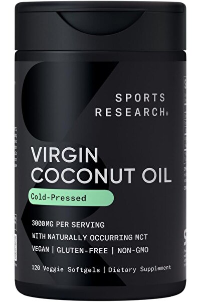 Sports Research Coconut Oil (Vegetarian) Extra Virgin, Organic, Unrefined & U...