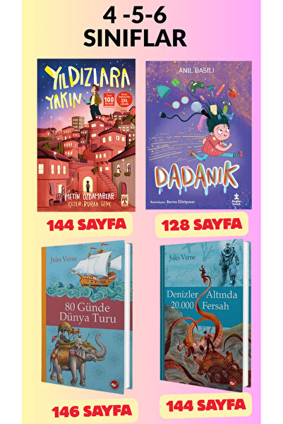 İlk Genç Timaş 4 5 6. SINIF Hikaye Okuma Roman Masal Kitapları - YILDIZLARA Y...