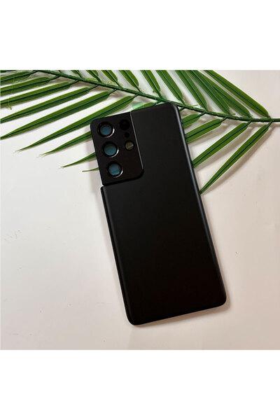 Choice6 Black S21 Ultra Back Cover with Camera Lens for S21 Ultra G998B Rear ...