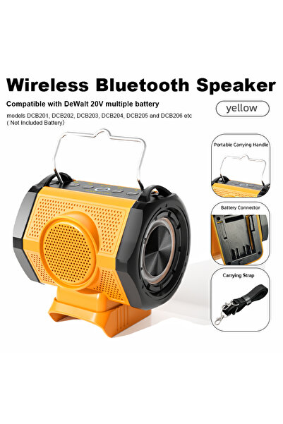 Choice مكبر صوت WXD-BT001-DEW-WX بقوة 20 فولت مع بلوتوث ومنفذ USB من نوع C لـ...