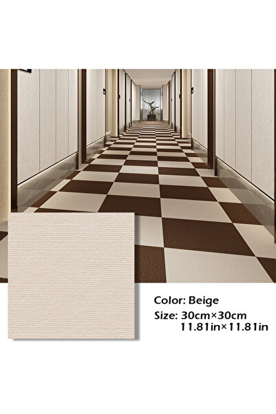 Choice18 30X30cm-30pcs Beige 30X30cm Self-adhesive Anti Slip Splicing Block F...