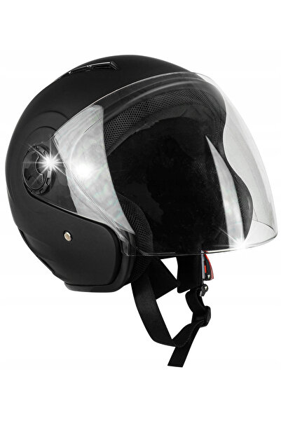 SAFEBET Cască pentru copii, deschisă, pentru scuter, quad, motocicletă, skate...