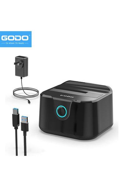 choice2 SATA EU Plug GODO Single Bay USB 3.0 HDD Docking Station for 2.5/3.5"...