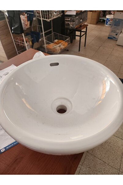 Bien (END) NOKEN FORMA YUVARLAK 42 CM BEYAZ LAVABO