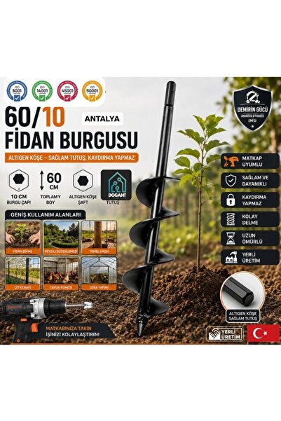 dogant özdoğanlar avm Fidan Dikimi Toprak Burgusu Matkap Ucu 60x10cm