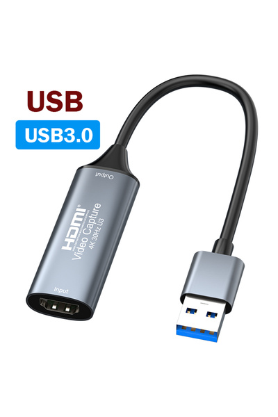 Choice1 بطاقة التقاط فيديو HDMI بدقة 4K مع منفذ USB، بطاقة تسجيل فيديو YUY2 ب...