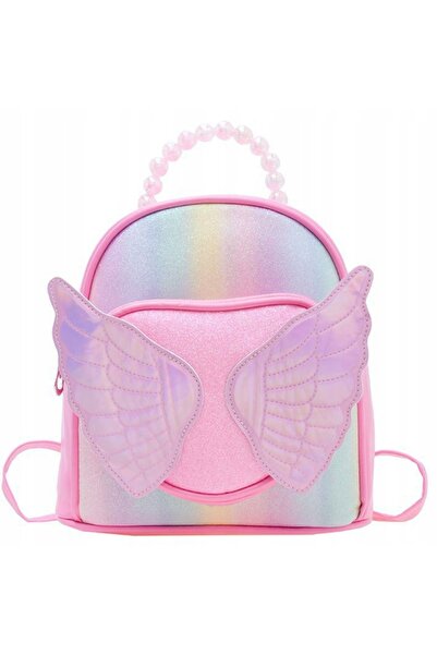 LEAN Rucsac pentru copii Aripi strălucitoare Perle Roz 22cm
