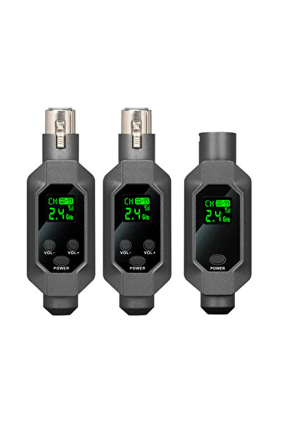Choice نظام ميكروفون لاسلكي LT01-2 مع محول XLR وجهاز إرسال واستقبال صوتي لـ A...