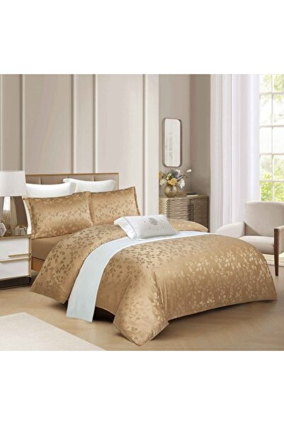 Pucioasa Fabrica 100% Cotton Jacquard Duvet Cover Set with Stretchy – 4 piece...