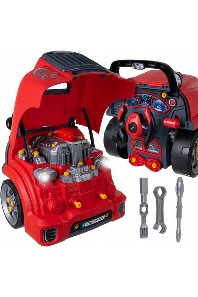 ISO TRADE Set de mecanică pentru copii, motor de mașină de dezasamblat, cadou