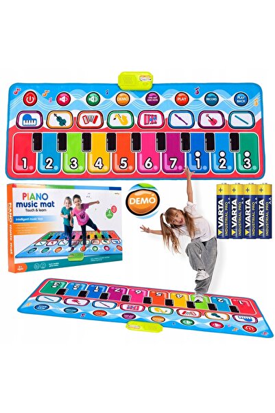 Stator Covoraș muzical interactiv pentru copii, instrument pian, covoraș de î...