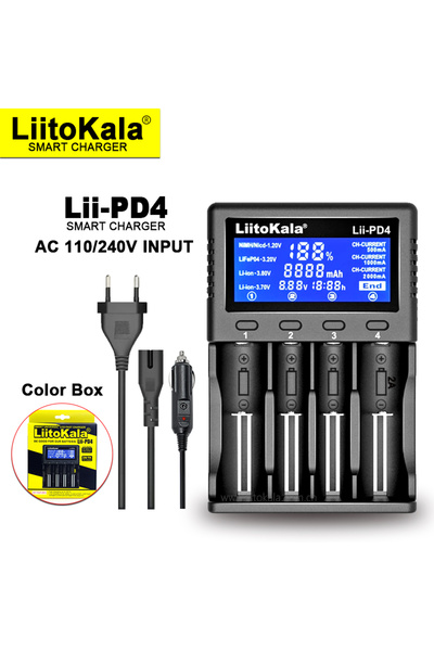 Choice5 liitokala EU Bundle 1 Lii-PD4 Full set Liitokala Lii-PD4 Lii-PD2 1865...