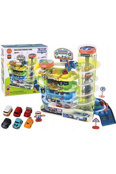 LeanToys Set Parcare Interactivă Multi-etajată pentru Autek cu Lumini și Sunete