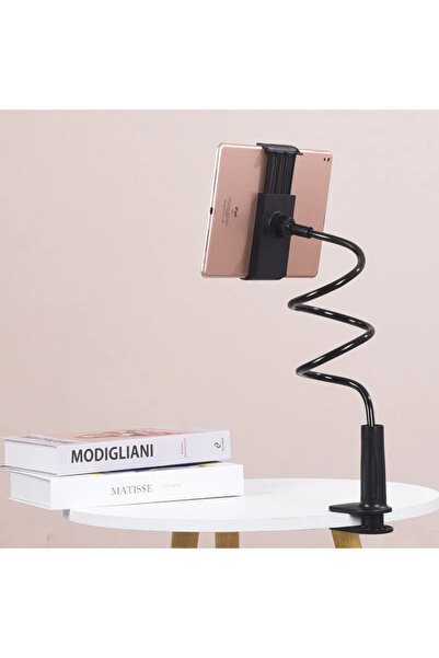 Choice1 black 80cm Tablet Holder Stand Bed Adjustable Flexible Arm Tablets Mo...