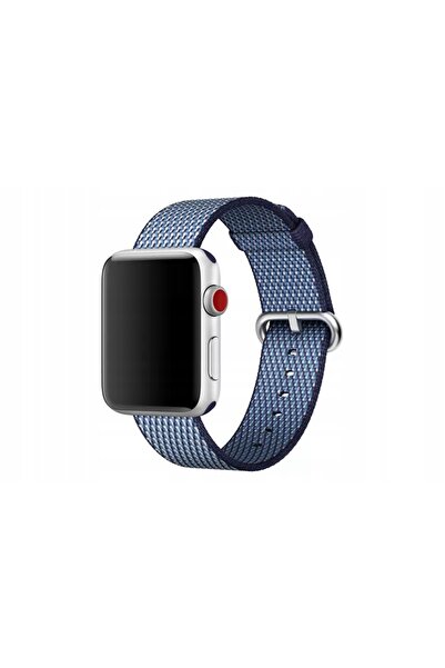 NO BRAND Curea Originală Apple Watch 42/44/45/49 mm din Nailon Țesut Albastru...