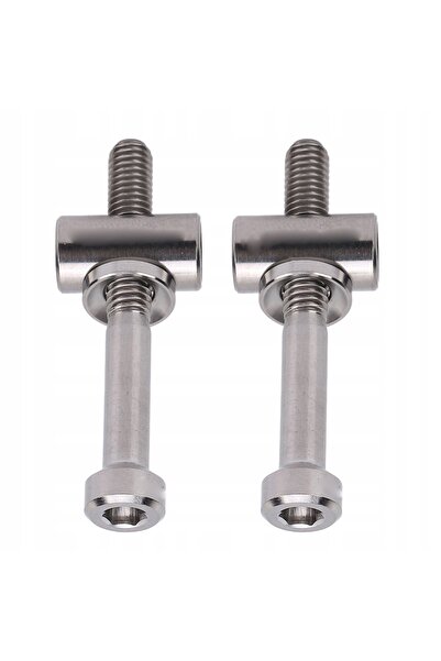 NO BRAND 2 bucăți Șuruburi M5x40mm din aliaj de titan pentru tijă de șa bicic...