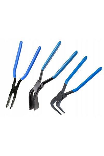 NO BRAND Set de clești pentru îndoit tablă Geko, 3 piese