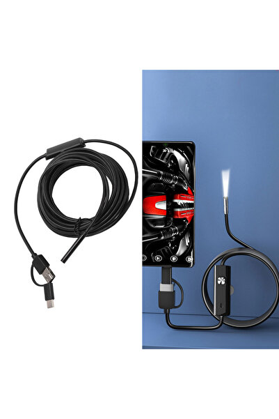NO BRAND Cameră de inspecție pentru telefon 5.5mm 70 °   5V 3W1 USB Usb-C Micro