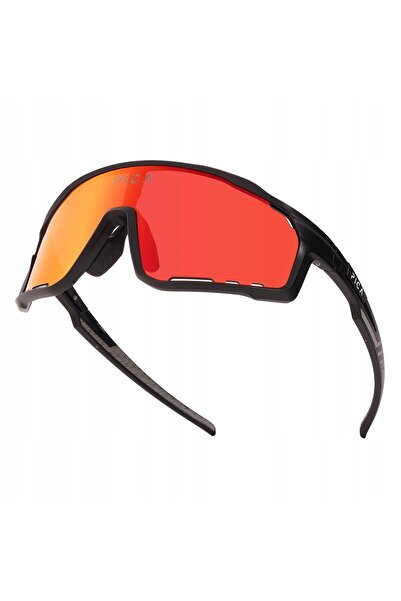 NO BRAND Ochelari sport Pica Strix Negri / 3 perechi de lentile de înlocuire
