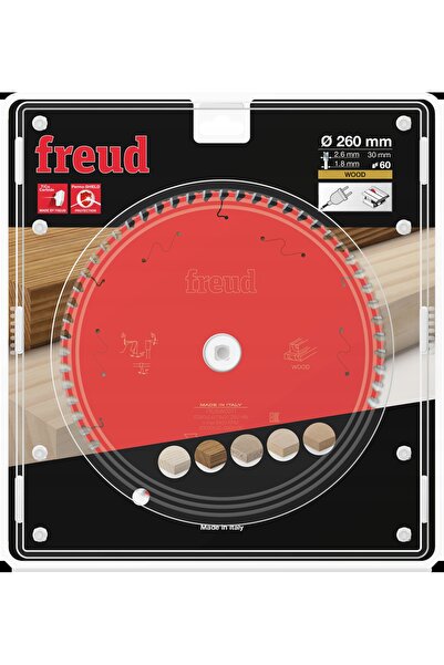 NO BRAND Lamă de ferăstrău Freud pentru lemn/placaj 260X30X60Z / Tăiere trans...