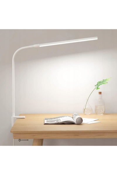 NO BRAND Lampă de birou LED cu clemă, 3 culori, 10 niveluri de luminozitate, ...