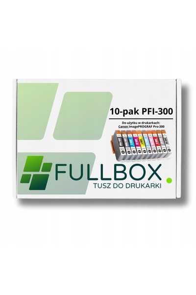 NO BRAND Set de 10 cartușe de cerneală pentru Canon Pfi300 Pfi-300 Imageprogr...