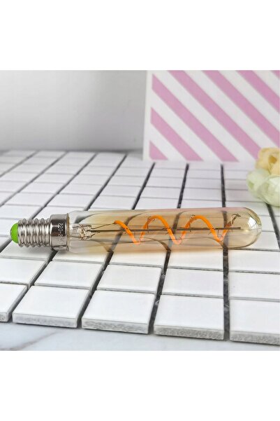 NO BRAND Bec LED cu filament Edison E14 3W 2300K 2 bucăți