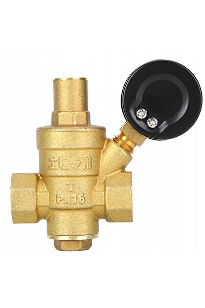 NO BRAND Regulator de presiune a apei cu manometru 1/2'' Dn15 26mm 0.05-0.8 Mpa