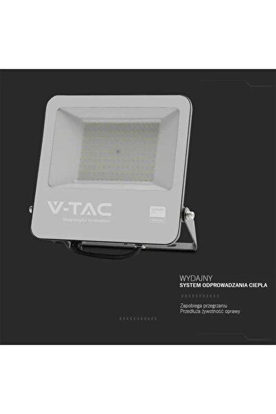 NO BRAND Proiector LED V-Tac Cip Cree 100W 135Lm/W Carcasă Neagră Cablu 1m IP...