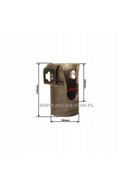NO BRAND Soclu de remorcare + Bilă de remorcare dreapta Max 6 tone