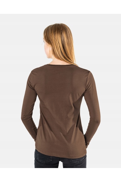 NO BRAND Bluză Tricou de damă Maiou Mânecă lungă Bumbac 8056-13 M/L