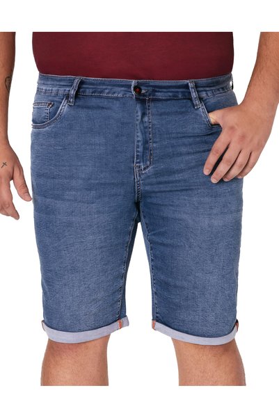 NO BRAND Pantaloni scurți largi subțiri, blugi bărbați, bermude 6068 w38