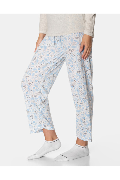 NO BRAND Pijamale subțiri de damă din bumbac, set de dormit, tricou + pantalo...
