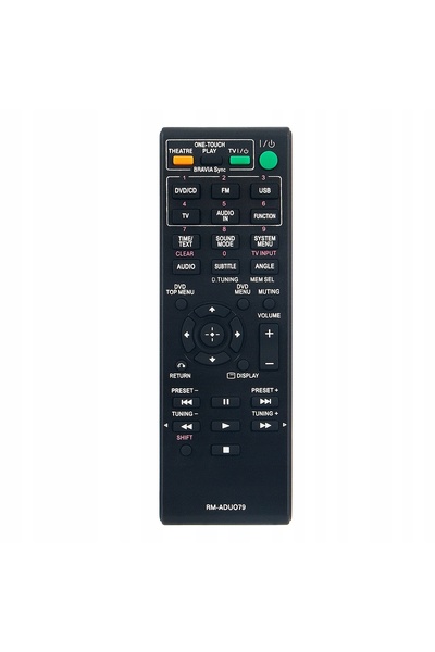 NO BRAND PILOT SONY RM-ADU079 DAV-TZ630 DAV-DZ730 DAV-DZ740 DAV-TZ215 HCD-TZ230