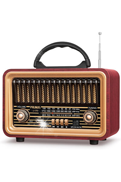 NO BRAND RADIO RETRO AM FM SW BLUETOOTH BOXĂ PORTABILĂ CU BATERIE 7W AURIE