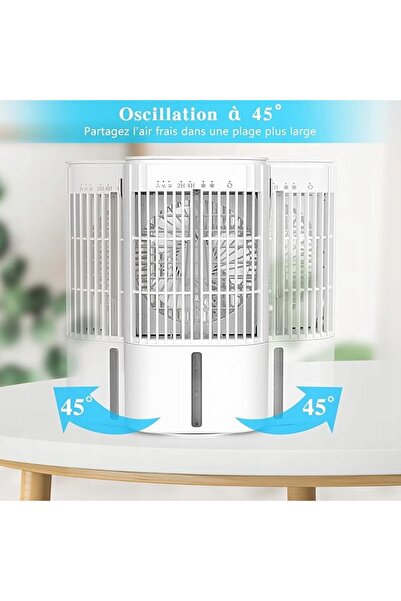 NO BRAND Mini ventilator portabil, răcitor de aer, ventilator cu funcție de r...