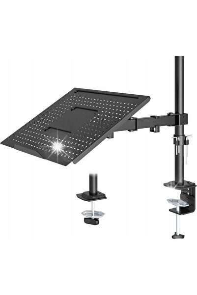 NO BRAND Suport ergonomic pentru laptop de 16″ + Braț pentru monitor de 13–32...