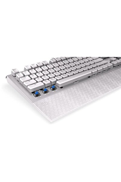 NO BRAND Tastatură Endorfy Omnis Pudding Onyx White Blue, Kailh Blue, Suport