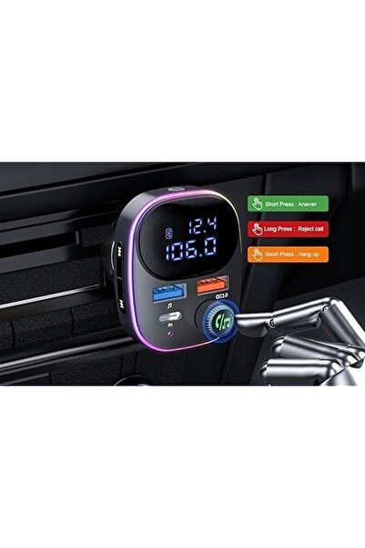 NO BRAND Soarun bc82 transmițător Bluetooth 5.3 auto qc3.0 pd3.0 5.2x USB USB-C