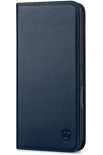 NO BRAND Husă Shieldon din piele naturală pentru iPhone 17 Pro, tip flip, cu ...