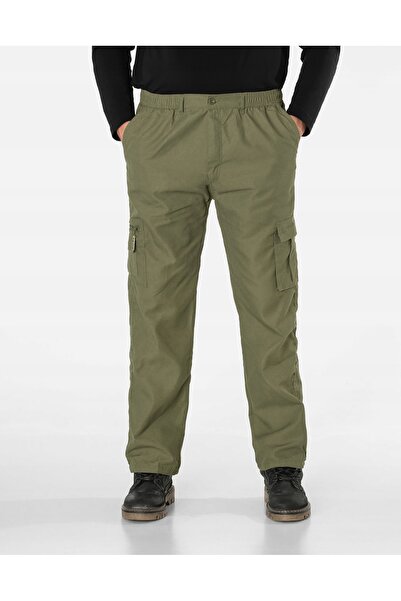 NO BRAND Pantaloni bărbați militari de trekking cargo cu buzunare 7301-3 R m