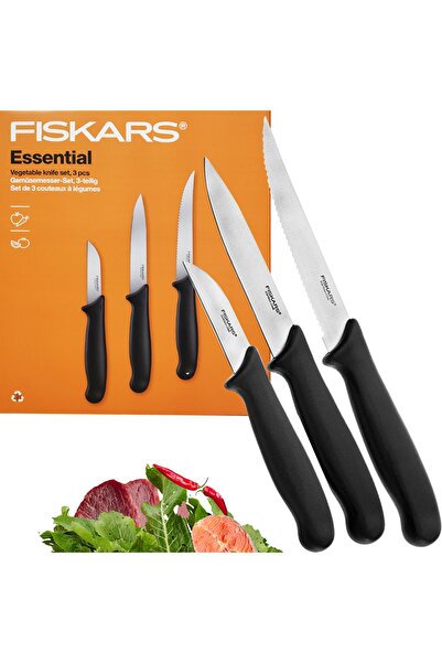 FiSKARS SET COMPLET 8x CUȚITE DE BUCĂTĂRIE PENTRU TĂIAT LEGUME ȘI FRUCTE