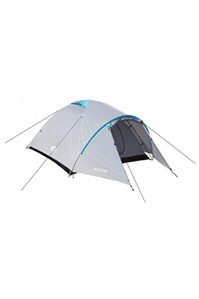 NILS CAMP Cort Nils Nc6013 Gri pentru Camping Rocker, 3 persoane