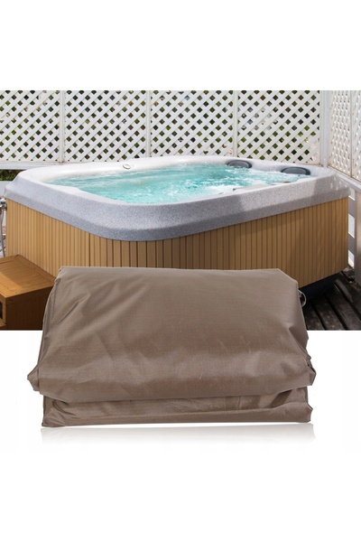 NO BRAND Husă pentru cadă spa 231X231, Husă de protecție pentru mobilier de e...
