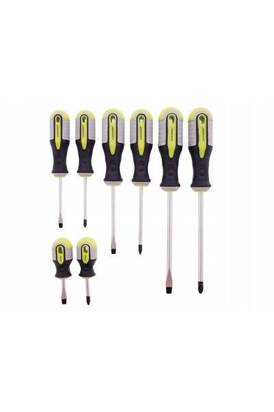 NO BRAND Set de șurubelnițe magnetice 18 piese cu suport Carmotion 63409
