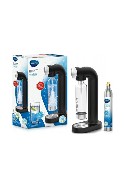 Britannica Books Sodaone Brita Saturator Negru CO2 Set pentru îngazește apa S...