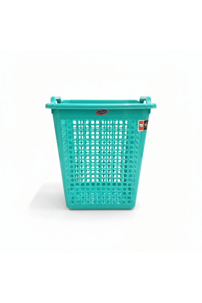 EXCLUSIVE Square Plastic Dustbin — 30 × 25 cm - Blue / Red / Green